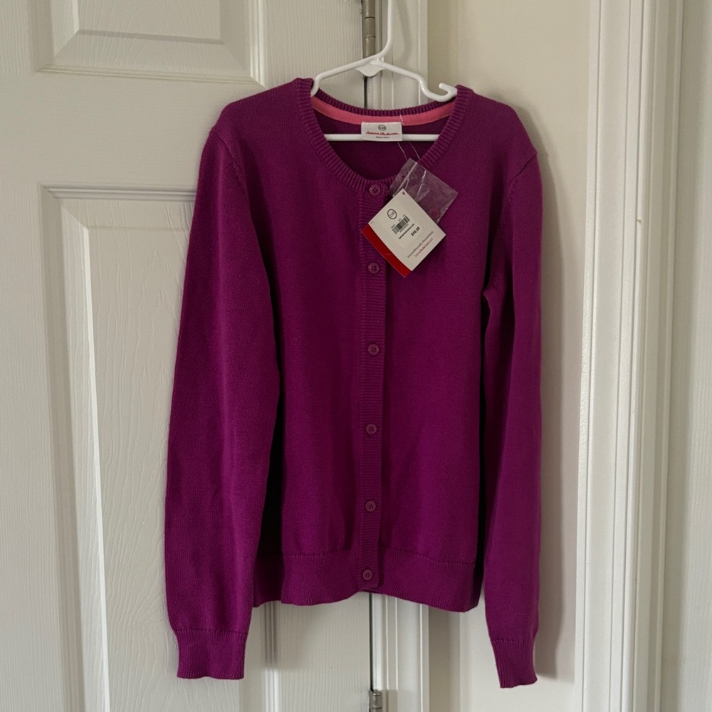 New Hanna Andersson Purple Cardigan